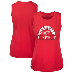 NHL Detroit Red Wings Levelwear Women's Macy Banner Arch Tank Top - Red