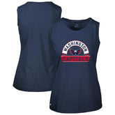 NHL Washington Capitals Levelwear Women's Macy Banner Arch Tank Top - Navy