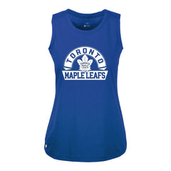 NHL Toronto Maple Leafs Levelwear Women's Macy Banner Arch Tank Top - Royal
