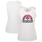 NHL Florida Panthers Levelwear Women's Macy Banner Arch Tank Top - White