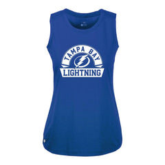NHL Tampa Bay Lightning Levelwear Women's Macy Banner Arch Tank Top - Royal