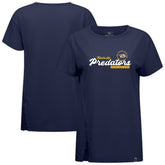 NHL Nashville Predators Levelwear Women's Influx Monument T-Shirt - Navy