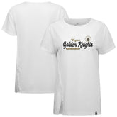 NHL Vegas Golden Knights Levelwear Women's Influx Monument T-Shirt - White
