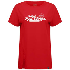 NHL Detroit Red Wings Levelwear Women's Influx Monument T-Shirt - Red