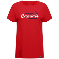 NHL Washington Capitals Levelwear Women's Influx Monument T-Shirt - Red