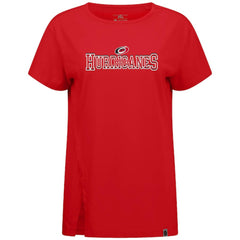 NHL Carolina Hurricanes Levelwear Women's Influx Journey T-Shirt - Red