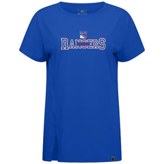 NHL New York Rangers Levelwear Women's Influx Journey T-Shirt - Royal