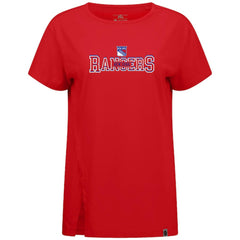 NHL New York Rangers Levelwear Women's Influx Journey T-Shirt - Red