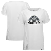 NHL Los Angeles Kings Levelwear Women's Influx Banner Arch T-Shirt - White