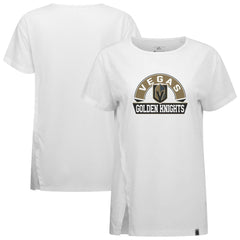 NHL Vegas Golden Knights Levelwear Women's Influx Banner Arch T-Shirt - White