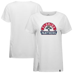 NHL Florida Panthers Levelwear Women's Influx Banner Arch T-Shirt - White