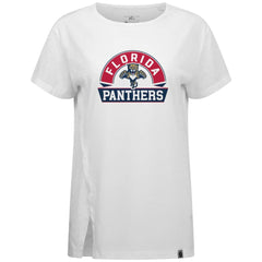 NHL Florida Panthers Levelwear Women's Influx Banner Arch T-Shirt - White
