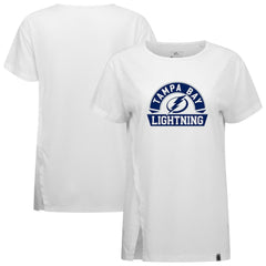 NHL Tampa Bay Lightning Levelwear Women's Influx Banner Arch T-Shirt - White