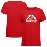 NHL Detroit Red Wings Levelwear Women's Influx Banner Arch T-Shirt - Red