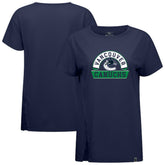 NHL Vancouver Canucks Levelwear Women's Influx Banner Arch T-Shirt - Navy