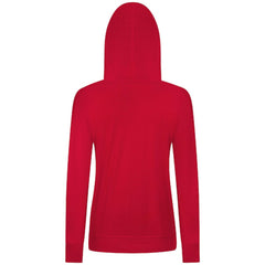 NHL Columbus Blue Jackets Levelwear Women's Relay Banner Arch Pullover Hoodie - Red