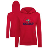 NHL Florida Panthers Levelwear Women's Relay Banner Arch Pullover Hoodie - Red