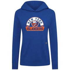 NHL New York Islanders Levelwear Women's Relay Banner Arch Pullover Hoodie - Royal