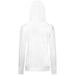 NHL Edmonton Oilers Levelwear Women's Relay Banner Arch Pullover Hoodie - White