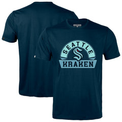NHL Seattle Kraken Levelwear Richmond Banner Arch T-Shirt - Navy