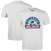 NHL Colorado Avalanche Levelwear Richmond Banner Arch T-Shirt - White