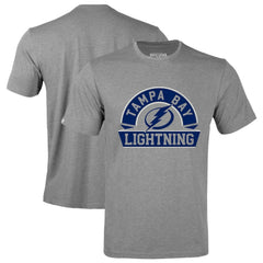 NHL Tampa Bay Lightning Levelwear Richmond Banner Arch T-Shirt - Gray