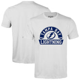 NHL Tampa Bay Lightning Levelwear Richmond Banner Arch T-Shirt - White