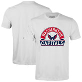 NHL Washington Capitals Levelwear Richmond Banner Arch T-Shirt - White