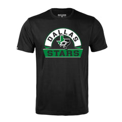 NHL Dallas Stars Levelwear Richmond Banner Arch T-Shirt - Black