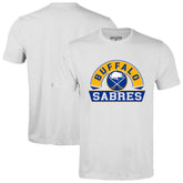 NHL Buffalo Sabres Levelwear Richmond Banner Arch T-Shirt - White