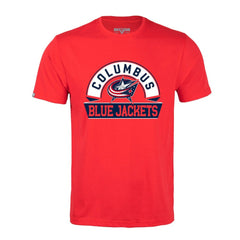 NHL Columbus Blue Jackets Levelwear Richmond Banner Arch T-Shirt - Red