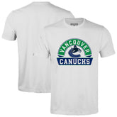NHL Vancouver Canucks Levelwear Richmond Banner Arch T-Shirt - White