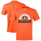 NHL Anaheim Ducks Levelwear Richmond Banner Arch T-Shirt - Heather Orange