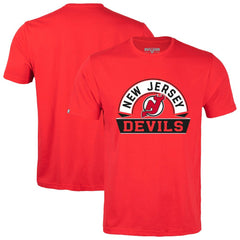 NHL New Jersey Devils Levelwear Richmond Banner Arch T-Shirt - Red