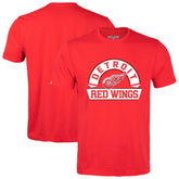 NHL Detroit Red Wings Levelwear Richmond Banner Arch T-Shirt - Red