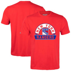 NHL New York Rangers Levelwear Richmond Banner Arch T-Shirt - Red