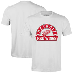 NHL Detroit Red Wings Levelwear Richmond Banner Arch T-Shirt - White