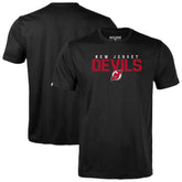 NHL New Jersey Devils Levelwear Richmond Carve T-Shirt - Black