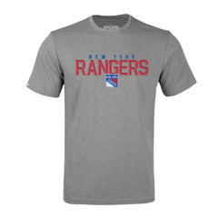 NHL New York Rangers Levelwear Richmond Carve T-Shirt - Gray