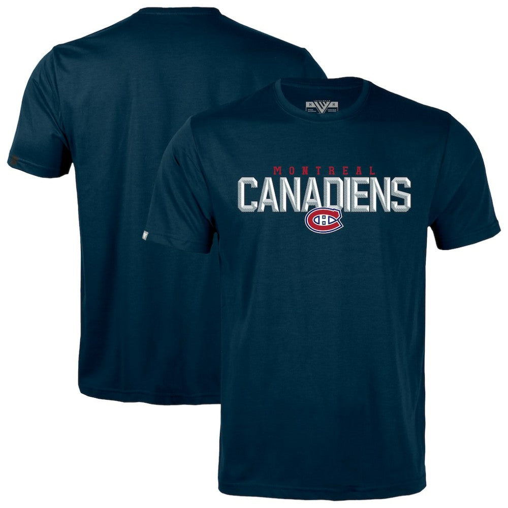NHL Montreal Canadiens Levelwear Richmond Carve T-Shirt - Navy