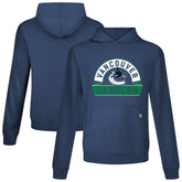 NHL Vancouver Canucks Levelwear Relay Banner Arch Pullover Hoodie - Navy