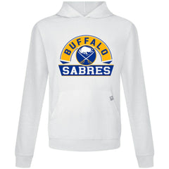 NHL Buffalo Sabres Levelwear Relay Banner Arch Pullover Hoodie - White