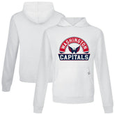 NHL Washington Capitals Levelwear Relay Banner Arch Pullover Hoodie - White