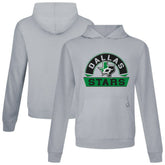 NHL Dallas Stars Levelwear Relay Banner Arch Pullover Hoodie - Gray