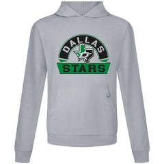 NHL Dallas Stars Levelwear Relay Banner Arch Pullover Hoodie - Gray