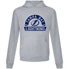 NHL Tampa Bay Lightning Levelwear Relay Banner Arch Pullover Hoodie - Gray