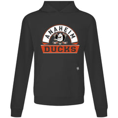 NHL Anaheim Ducks Levelwear Relay Banner Arch Pullover Hoodie - Black