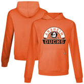 NHL Anaheim Ducks Levelwear Relay Banner Arch Pullover Hoodie - Orange