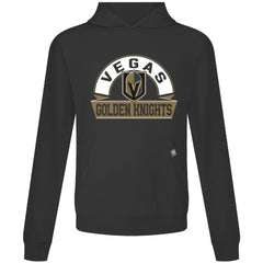 NHL Vegas Golden Knights Levelwear Relay Banner Arch Pullover Hoodie - Black