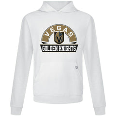 NHL Vegas Golden Knights Levelwear Relay Banner Arch Pullover Hoodie - White
